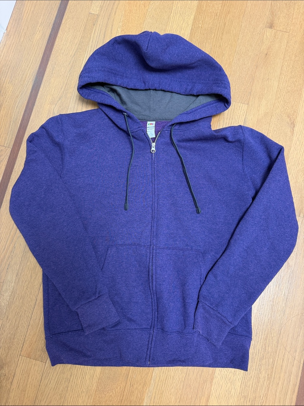 Heafher purple full zip